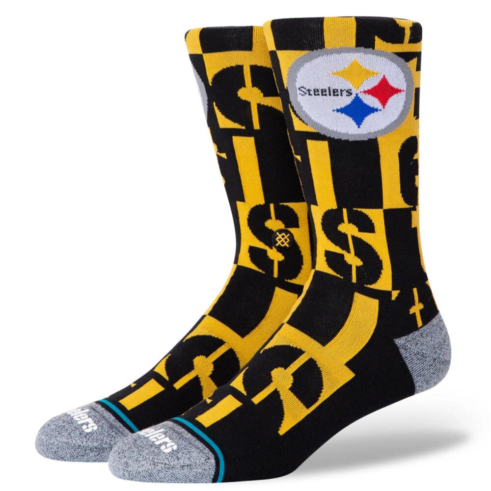 Stance Pittsburgh Steelers Branded Crew Socks Large Men's (9-13) NWT